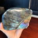 Purple labradorite freeform