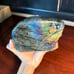 Purple labradorite freeform