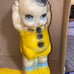 1940's Chalkware Kewpie Doll Bank