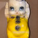1940's Chalkware Kewpie Doll Bank