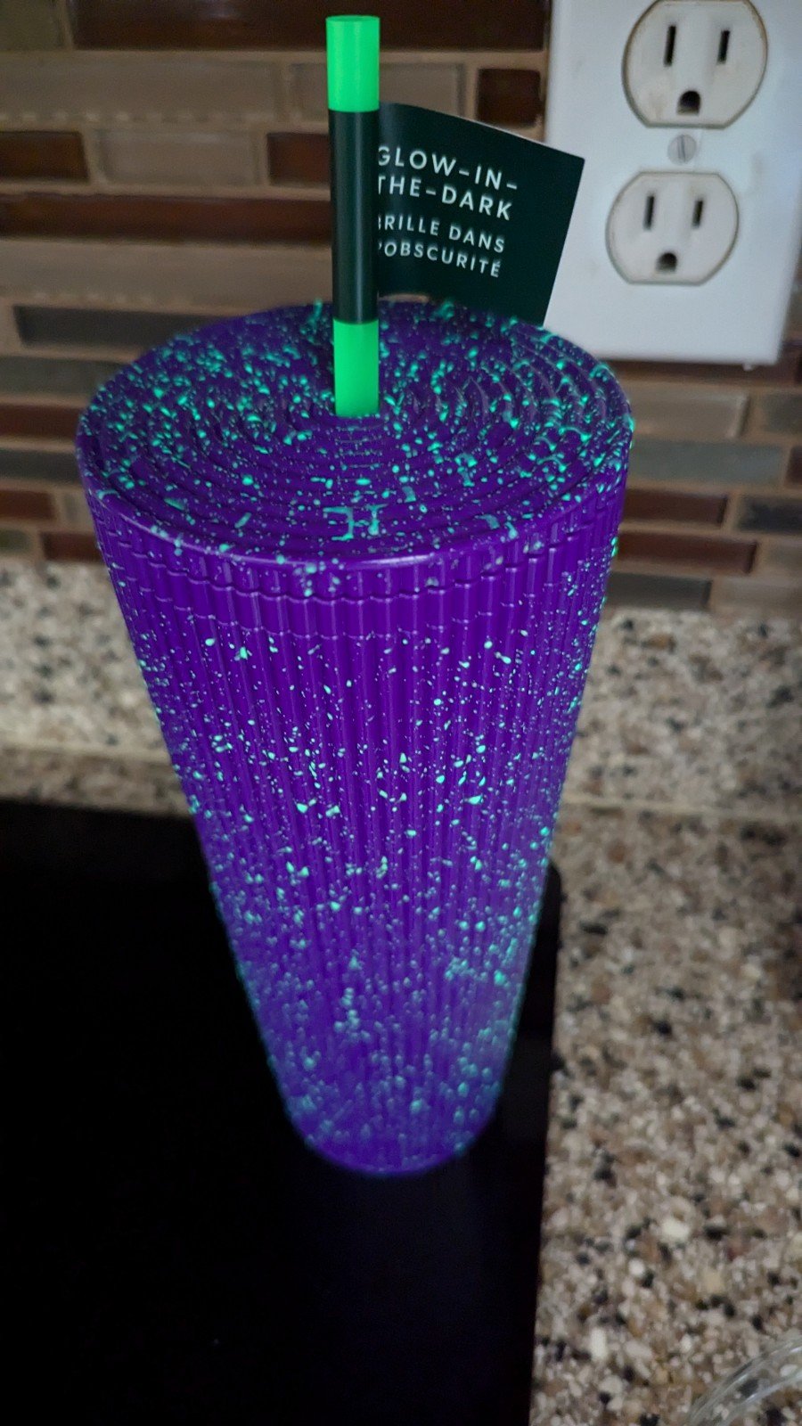 Starbucks Halloween 2024 Purple Splattered Tumbler