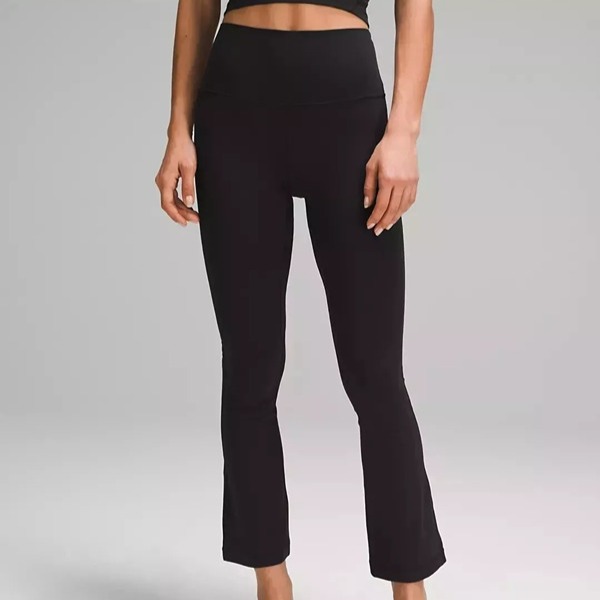 Lululemon Align HR Mini-Flared Pant X Short / Graphite Grey / - Size 4 - LW5FCHS