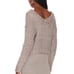 Lovers + Friends Chunky Sweater Grey SMALL V neck Oversize Cozy Soft 128 NEW