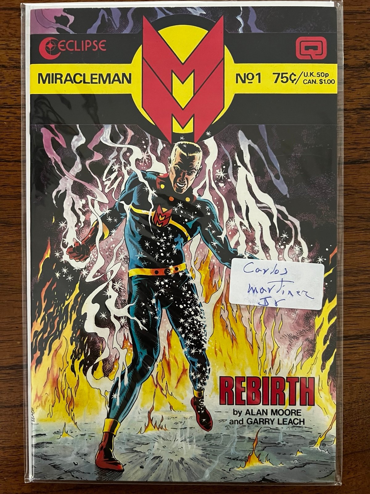 MIRACLEMAN 1 ALAN MOORE 1ST US APPEARANCE MARVELMAN (1985, ECLIPSE COMICS)