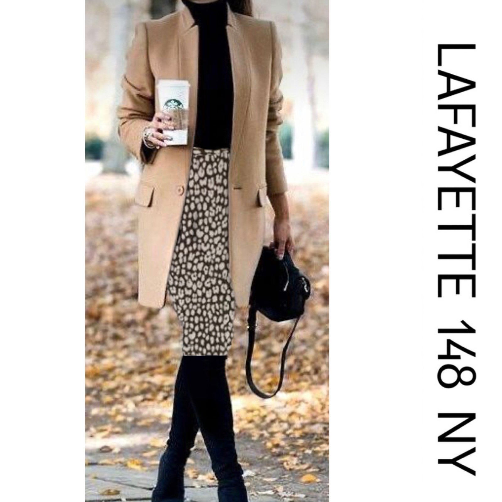 LAFAYETTE Animal Print Lined Skirt 6