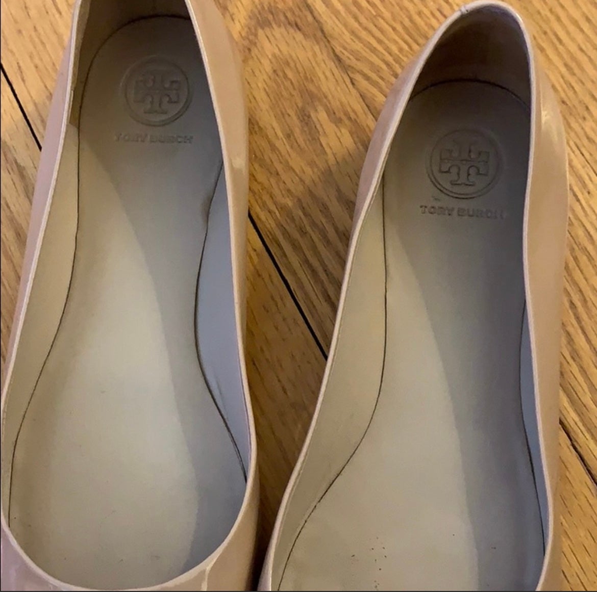 Tory newest Burch Nude Raleigh Flats Size 9M