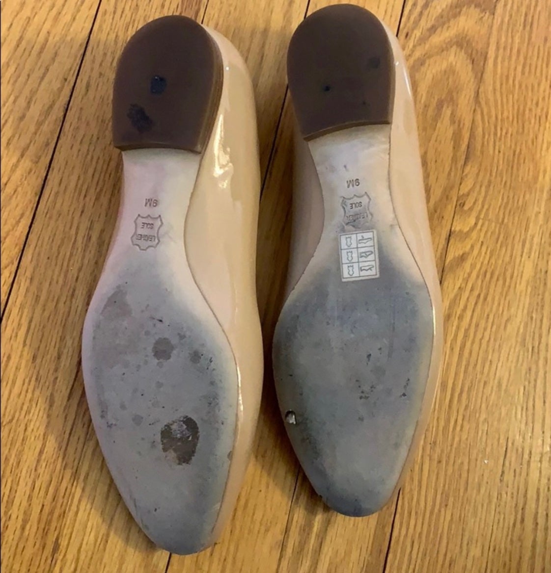 Tory newest Burch Nude Raleigh Flats Size 9M
