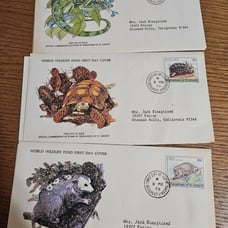 World Wildlife Fund Official First Day Cover 1979 Grenadines of St. Vincent