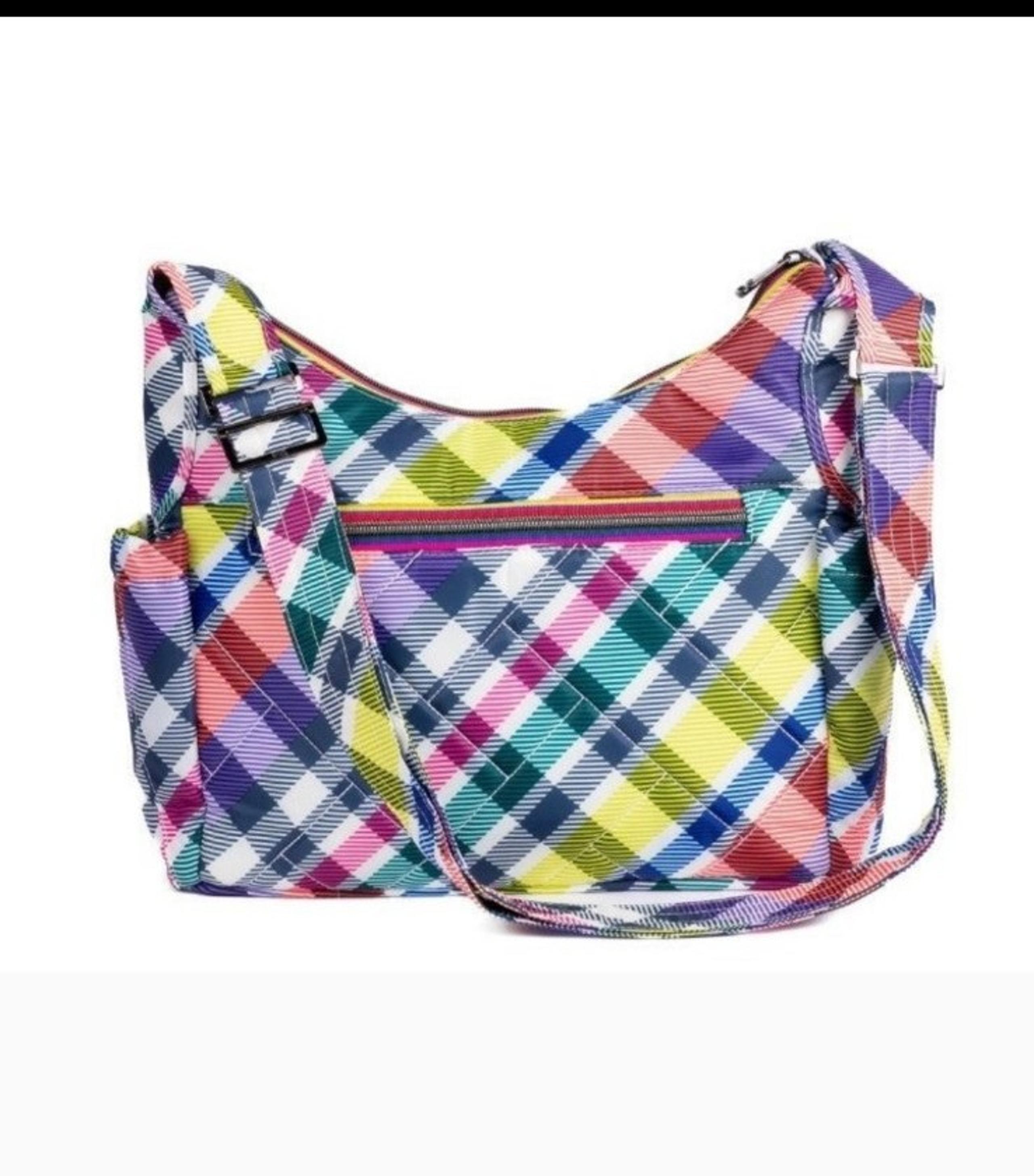 Lug Playful Plaid Camper SE Crossbody Bag - NWT