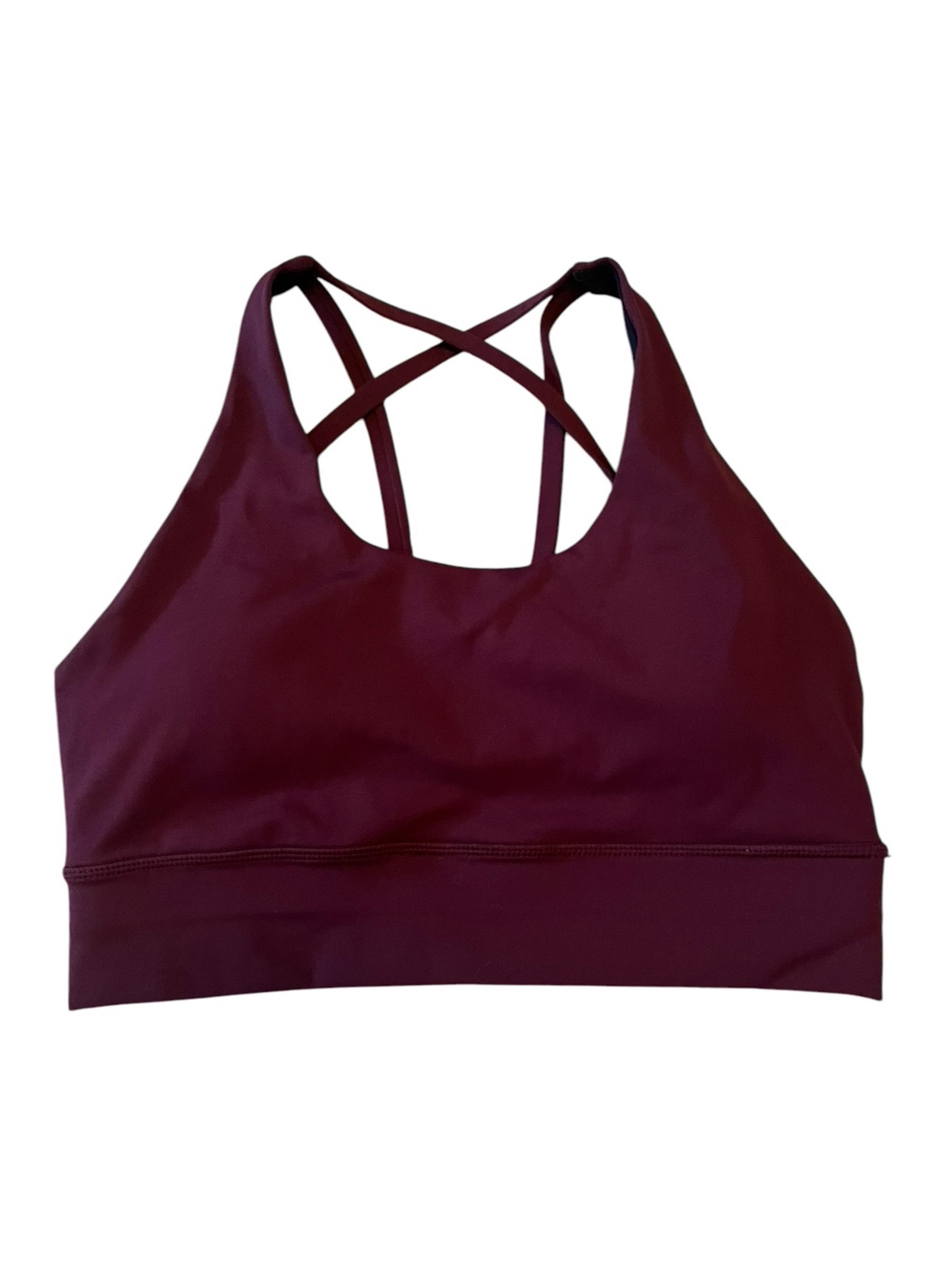 Ethos Women’s Burgundy Sports Bra Large