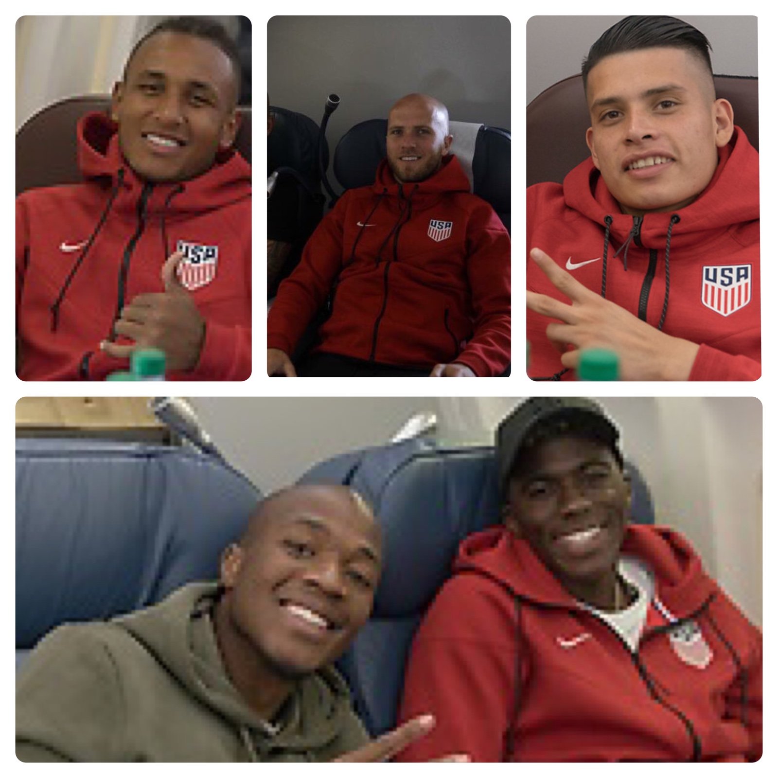 Nike USMNT USA Soccer National Team Issued 2017 Fleece Tech Windrunner Large