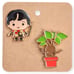 Harry Potter Enamel Pins: Chibi Neville Longbottom and a Mandrake