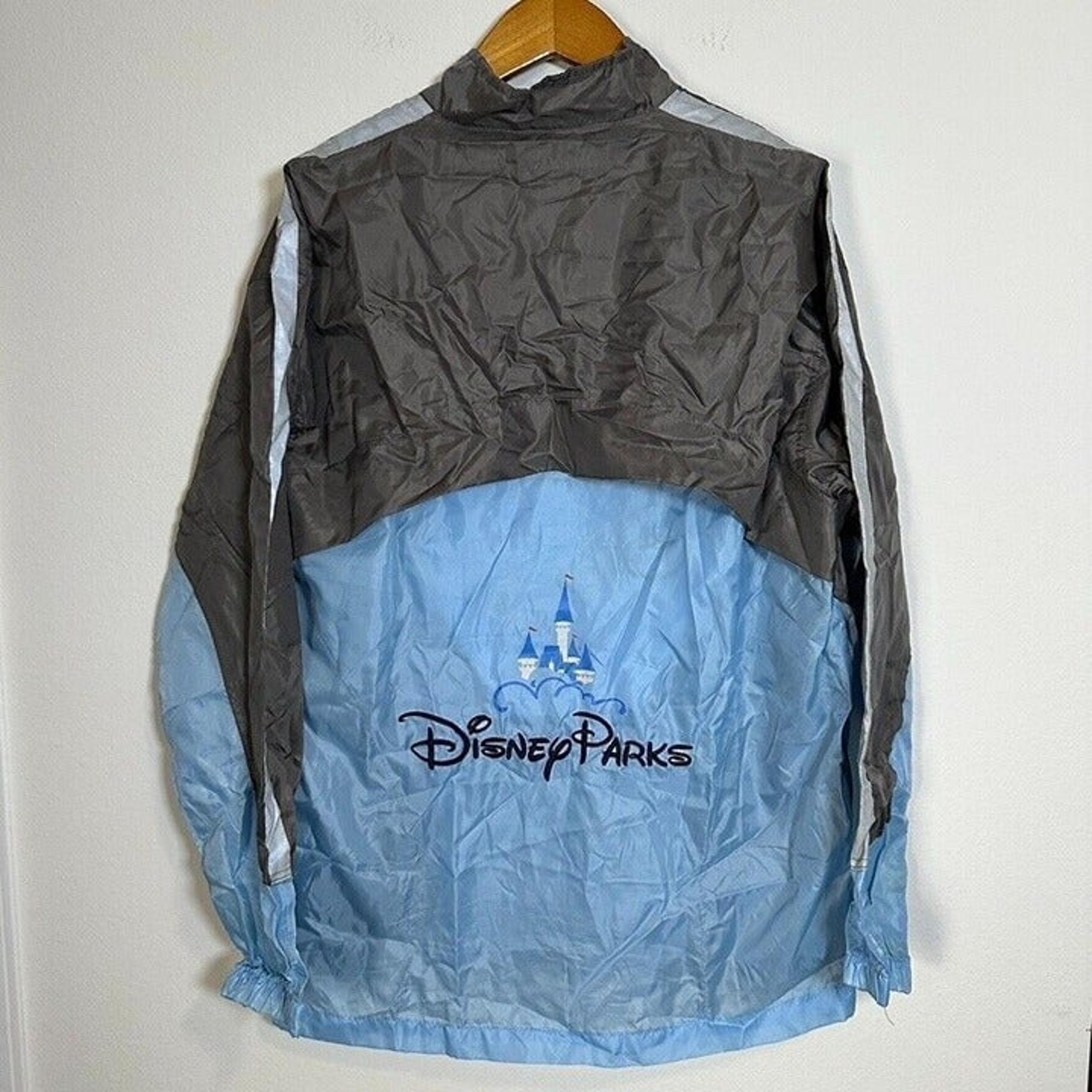 Disney Parks Unisex Rain Jacket Windbreaker 1/4 Zip Pullover Size XS/S