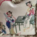 Throw pillow, petit point