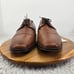 Johnston & Murphy Brown Leather Cap Toe Office Oxford Dress Shoes Mens 10 W Wide