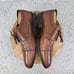 Johnston & Murphy Brown Leather Cap Toe Office Oxford Dress Shoes Mens 10 W Wide