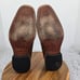 Johnston & Murphy Brown Leather Cap Toe Office Oxford Dress Shoes Mens 10 W Wide