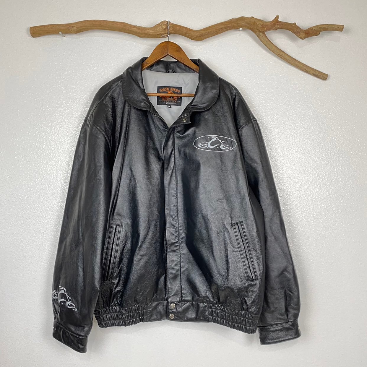 ORANGE COUNTY CHOPPERS LEATHER JACKET BY