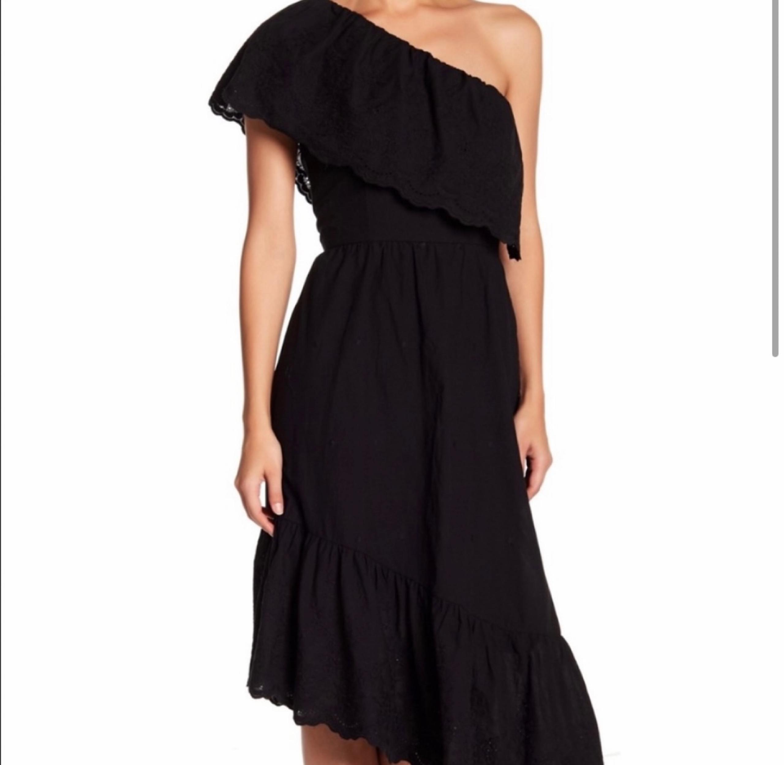 black asymmetrical dress rabbit rabbit
