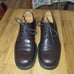 Coach Men's Stanley Dress Shoe Brown Leather Size 8 D Lace Up Round Toe GUC