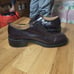 Coach Men's Stanley Dress Shoe Brown Leather Size 8 D Lace Up Round Toe GUC