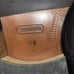 Coach Men's Stanley Dress Shoe Brown Leather Size 8 D Lace Up Round Toe GUC