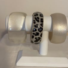 Beautiful Lucite Bracelets (set of 3) for any occasion