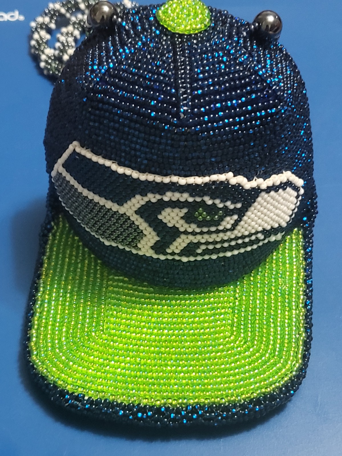 Seahawks Beaded Medallion Hat