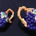 Vintage grape teapot set.