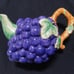 Vintage grape teapot set.