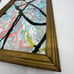 Framed Original Abstract Art Painting Tropical Yogurt Acrylic 9x12.5 TI5