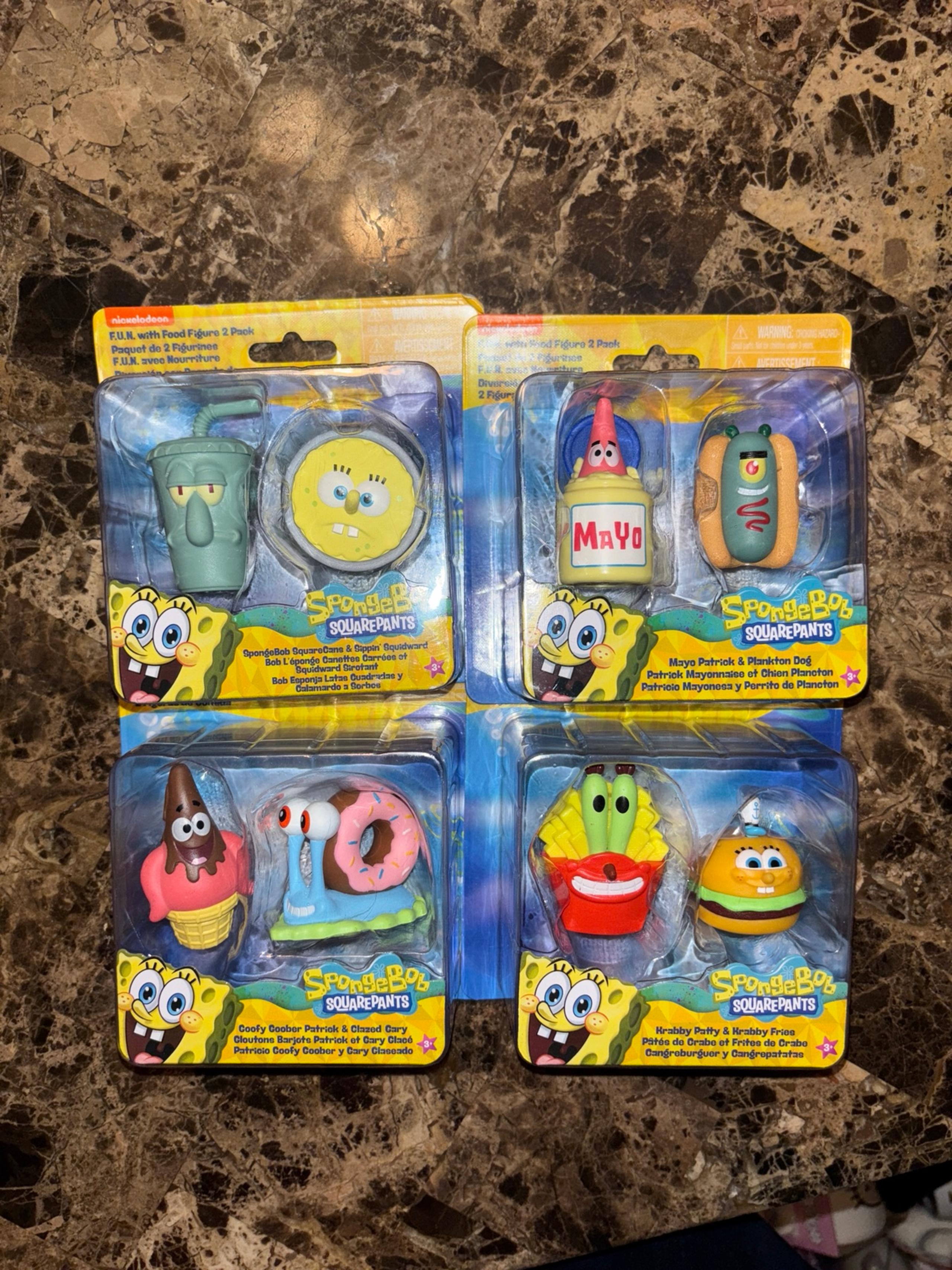 Nickelodeon SpongeBob SquarePants Fun with Food figures