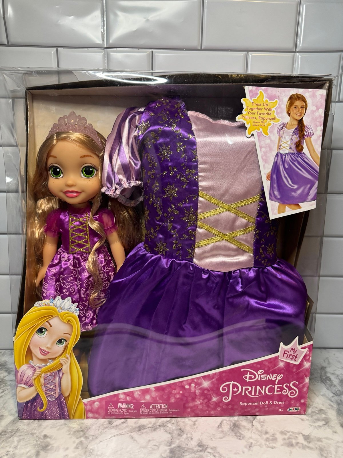 My First Disney Princess Rapunzel Doll And Dress Box Damage