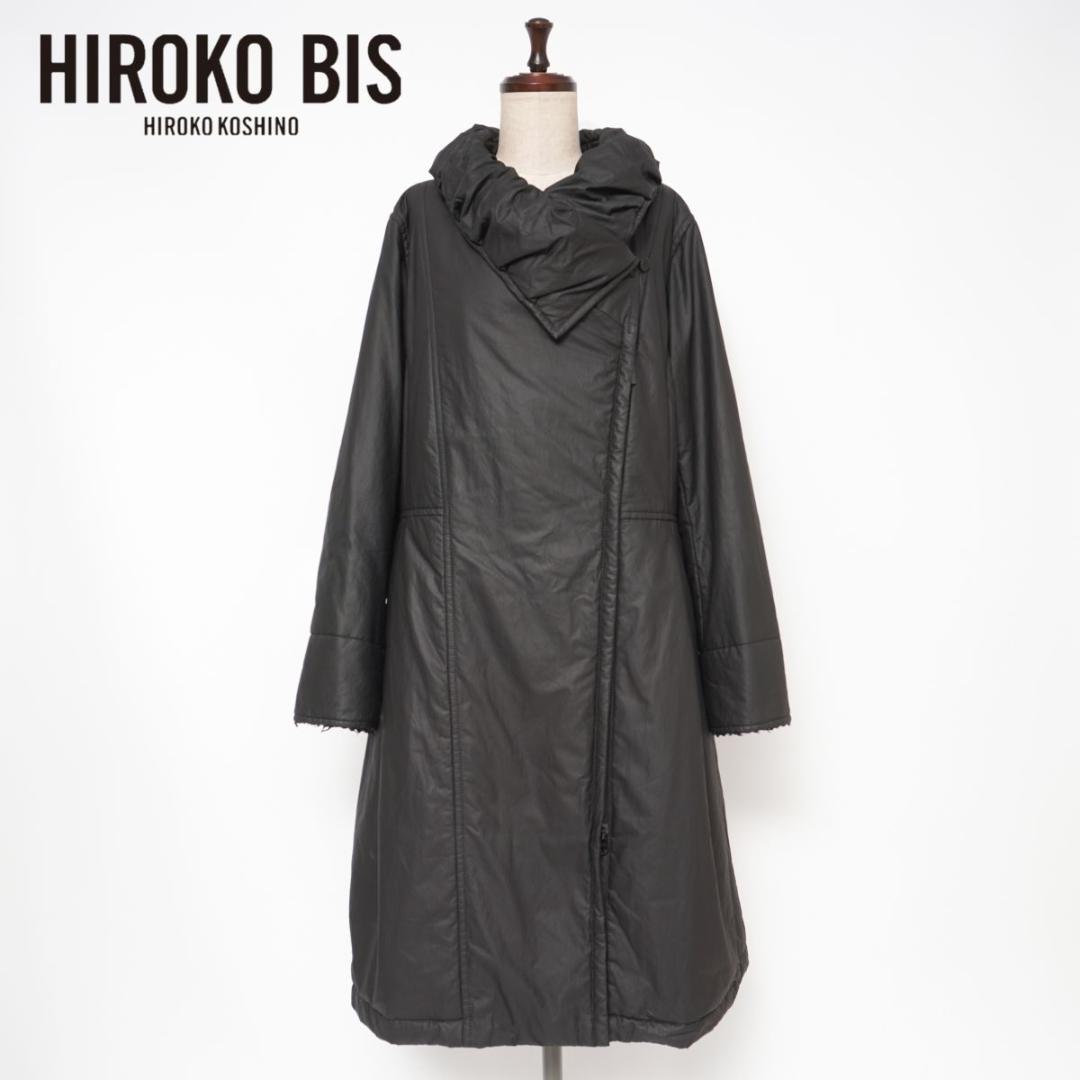 Excellent Condition HIROKO BIS Padded Long Coat Black Size 15*BD1127
