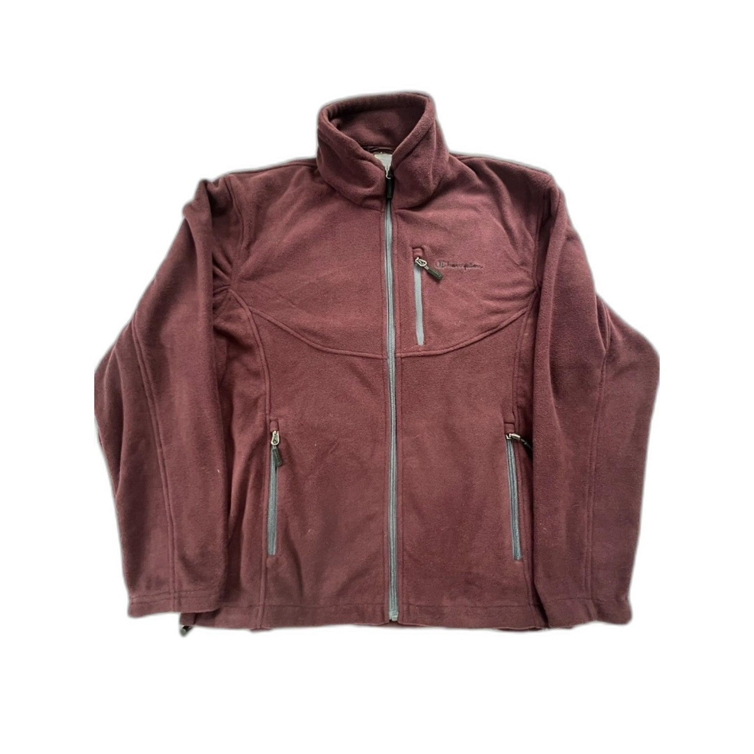 Champion Performance Men’s Dark Mulberry Full Zip Fleece Jacket Size M New Tags