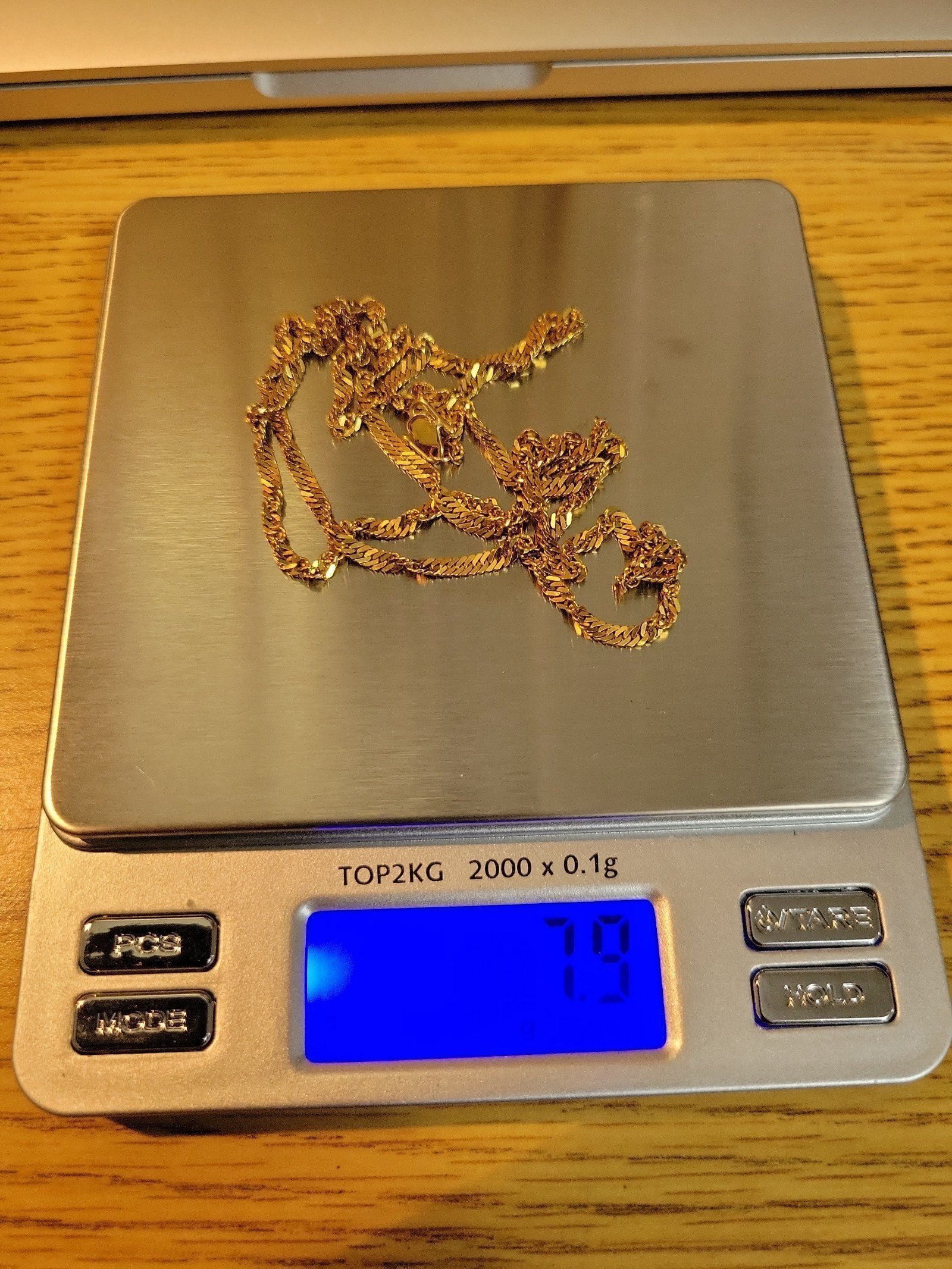 Hallmarked 916 22k yellow gold