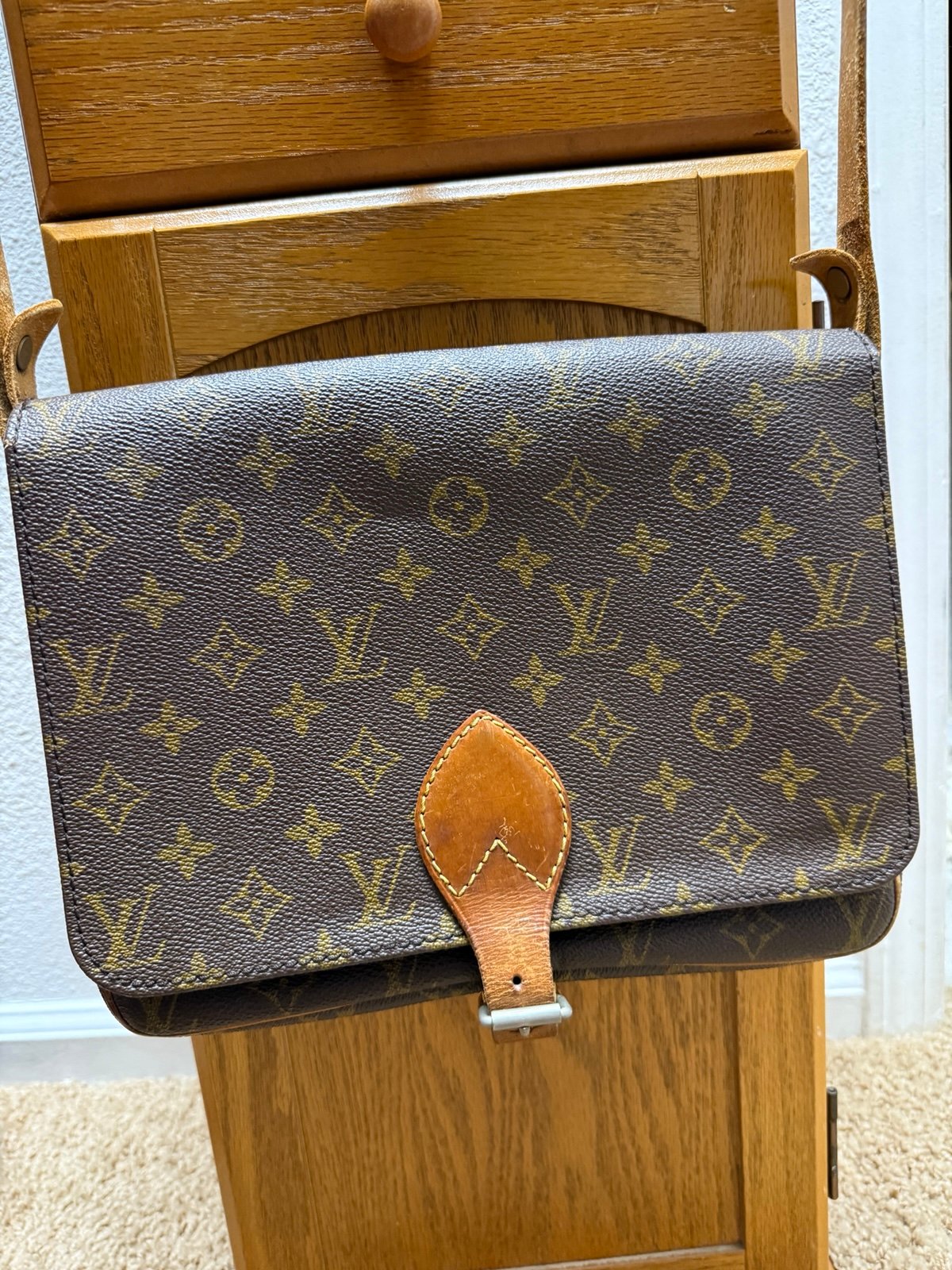 Authentic Louis Vuitton monogrammed cartouche crossbody