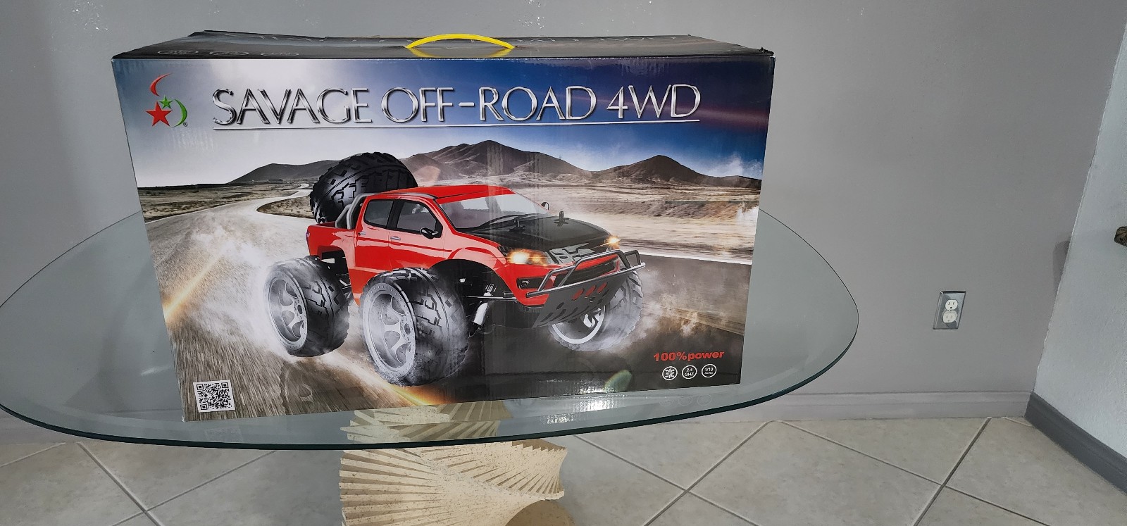 Savage off-road four-wheel drive vehicle