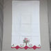 Vintage Handmade Embroidered Crochet Pillowcases Set of 2 Floral Basket Handmade