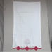 Vintage Handmade Embroidered Crochet Pillowcases Set of 2 Floral Basket Handmade