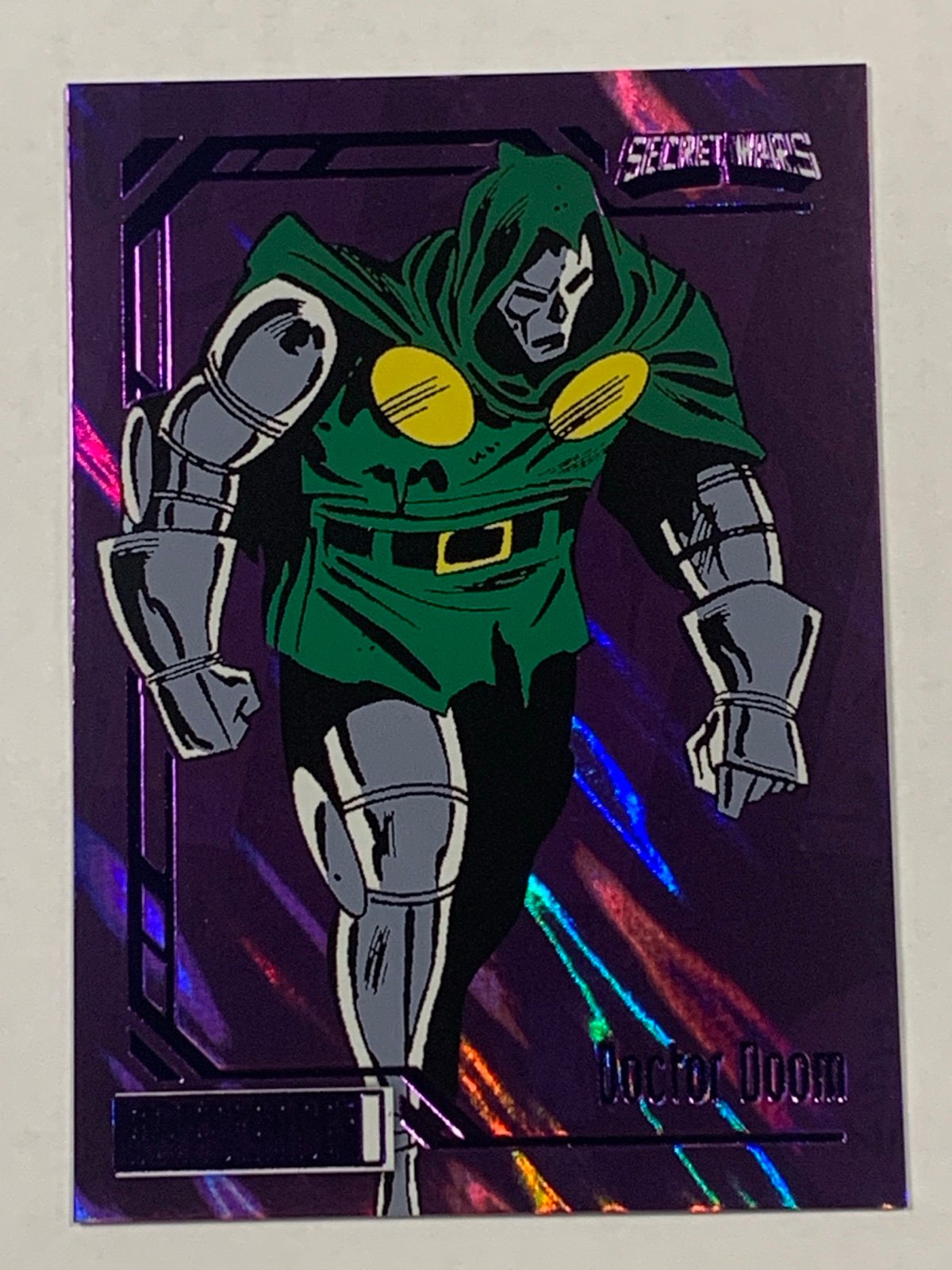 Allegiance marvel secret wars 1984 Dr. Doom purple