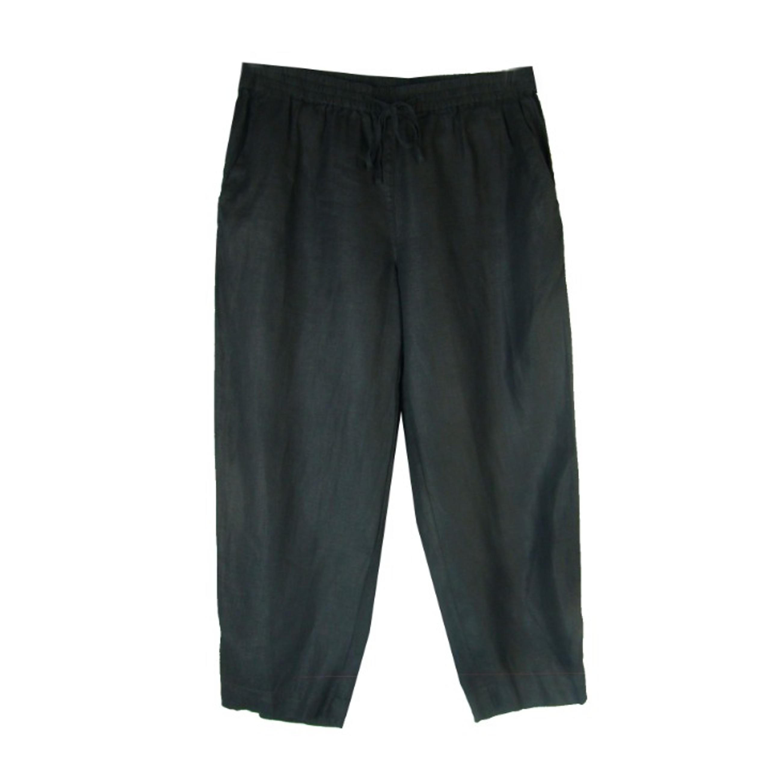 Jones New York Crop Capri Linen Pants L