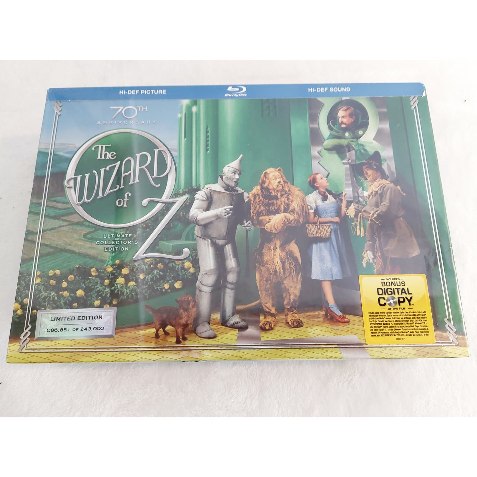 The Wizard of OZ Ultimate Collector's Edition Blu-Ray NEW sealed