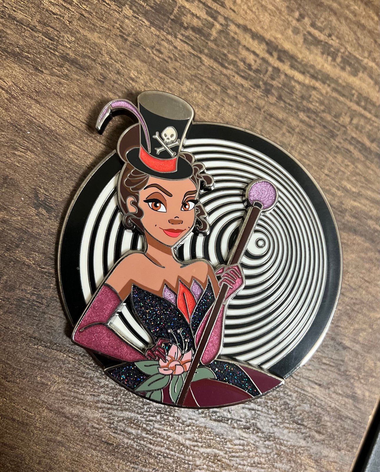 Disney Fantasy Pin Tiana Dr Facilier mashup twilight zone LE 65