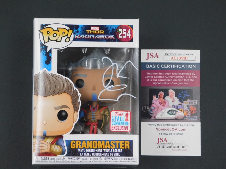 Jeff Goldblum Signed Autographed Vinyl Funko Pop! 254 Grandmaster Thor JSA COA