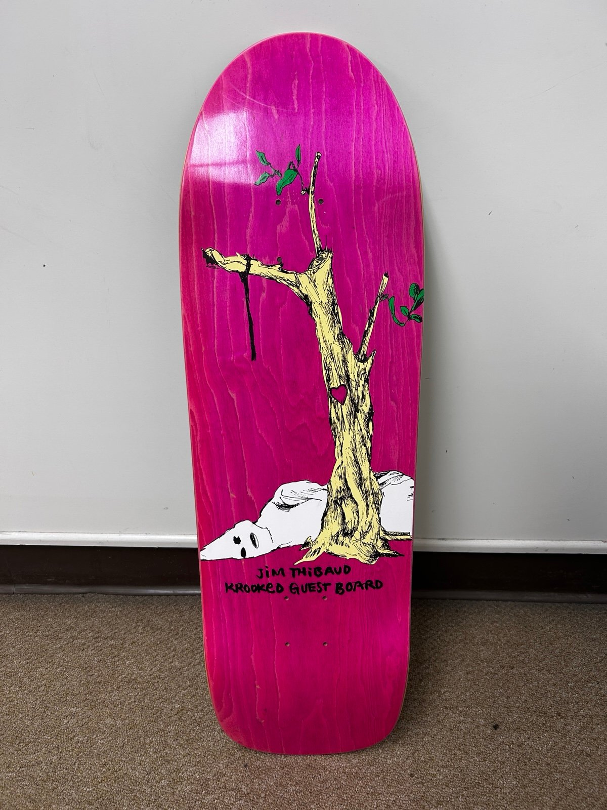 Jim Thiebaud Krooked Guest Model Skateboard Deck Art By Mark Gonzales Gonz
