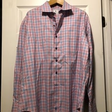 david Donahue men's multicolor cotton casual shirt size: XL