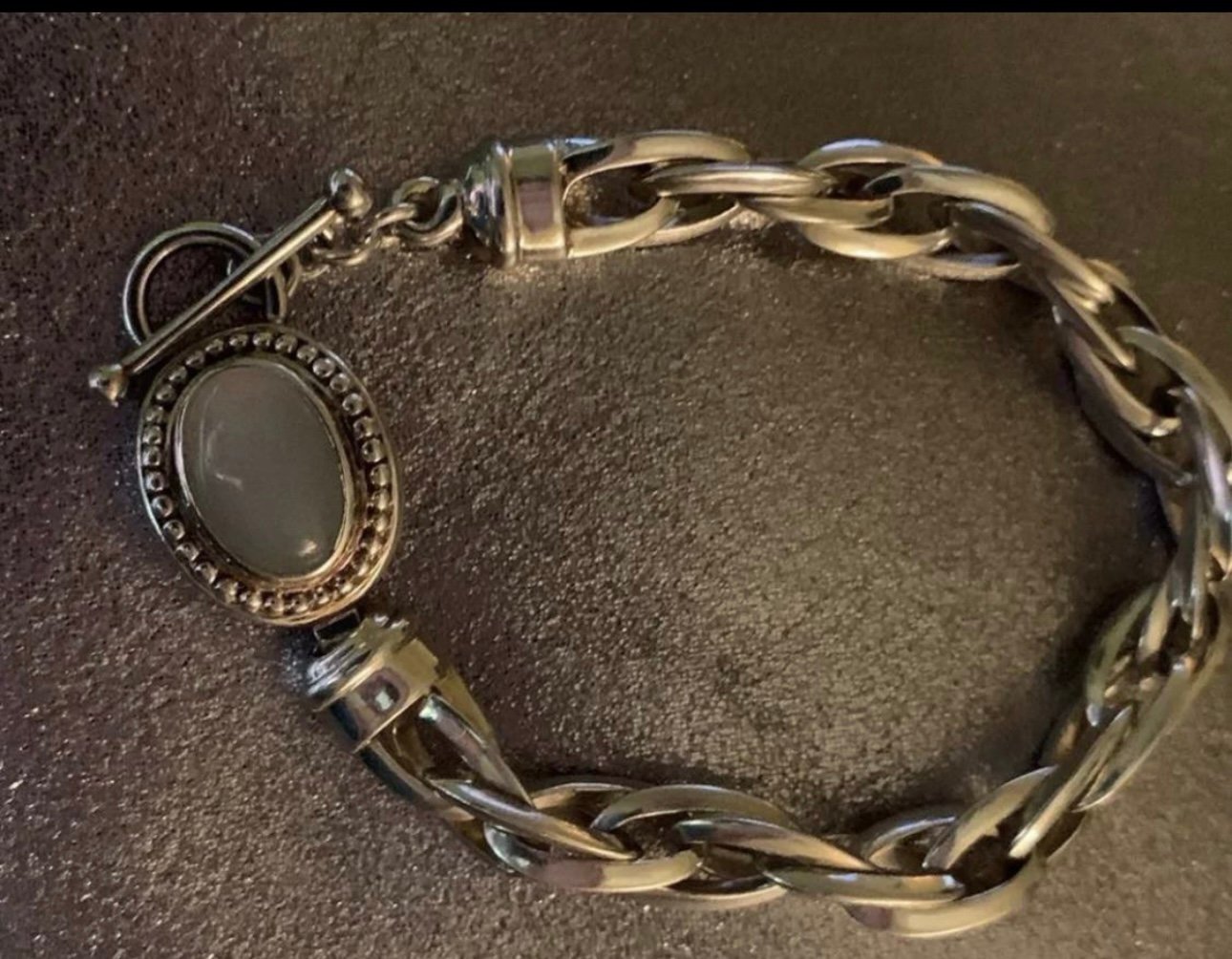 Michael Dawkins sterling silver bracelet 7.5
