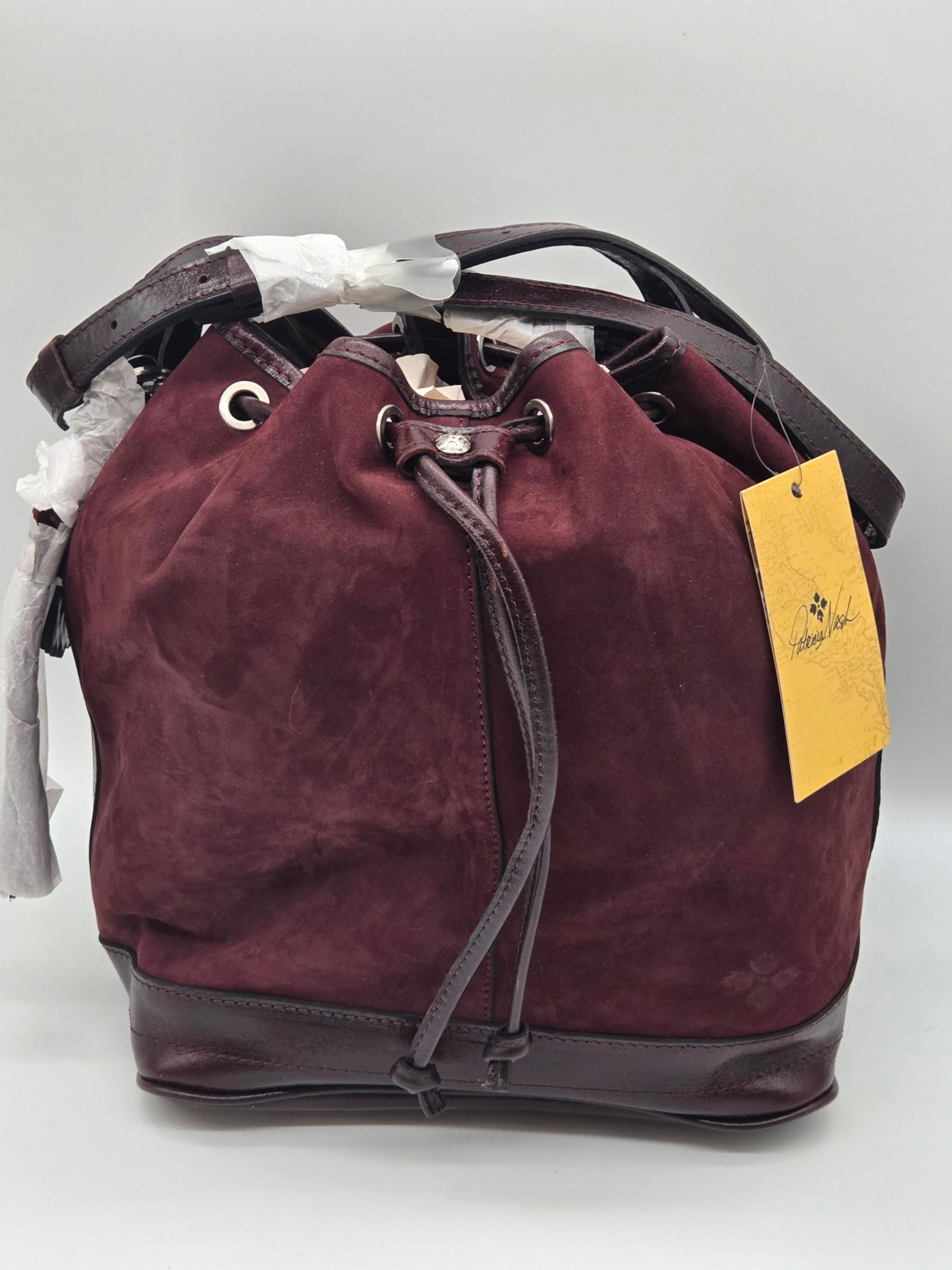 Patricia Nash Italian Nubuck Leather Melrose in Plum