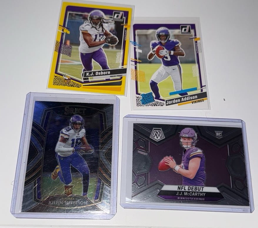 Minnesota Vikings card lot